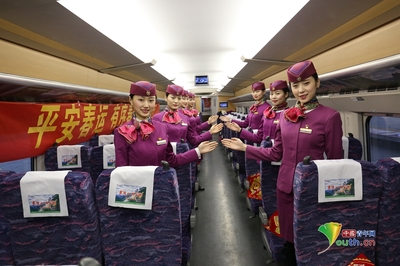 重慶“動(dòng)妹”布置溫馨車(chē)廂，倒計(jì)時(shí)進(jìn)入“春運(yùn)時(shí)間”